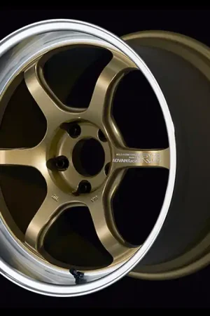 Next Day Delivery Advan R6 18x9.5 +12 5-114.3 Machining & Racing Brass Gold Wheel
