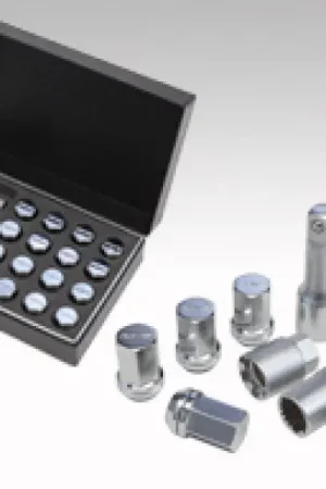 Limited Offer Rays M12x1.25 19mm Hex w/ 2 Piece Double Lock Nut Set - Chrome