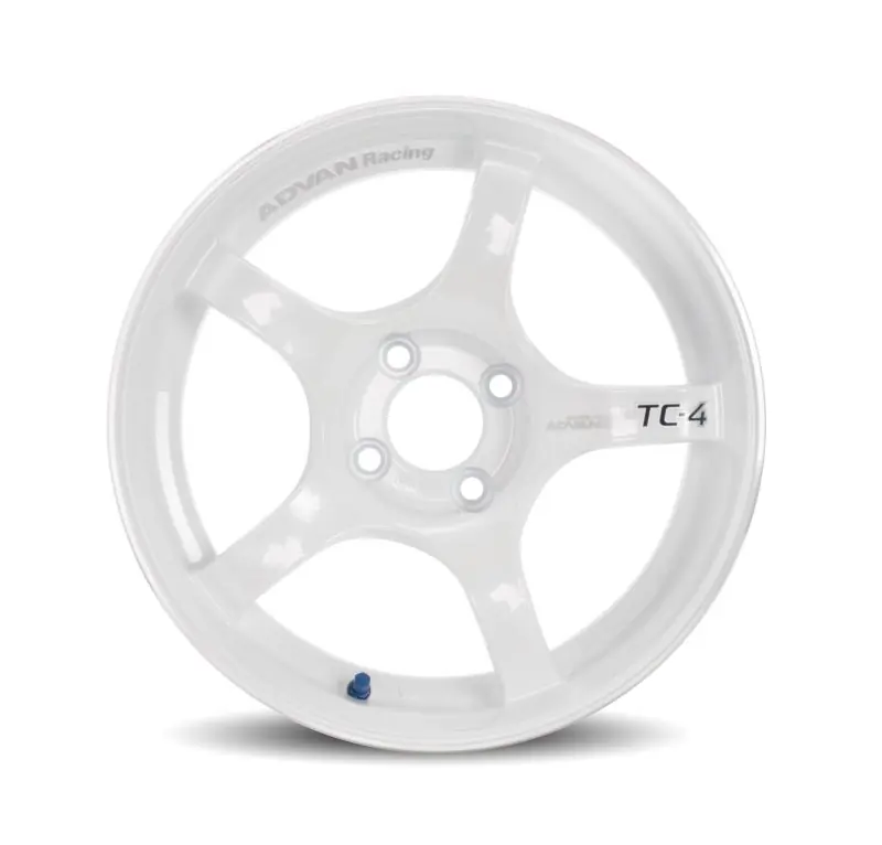 Advan TC4 18x10 +25 5-114.3 Racing White and Ring Wheel Buy Today