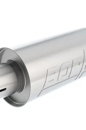 Borla S-Type Muffler 2.5in Inlet/Outlet 5in Round x 10in w/Notch Sale
