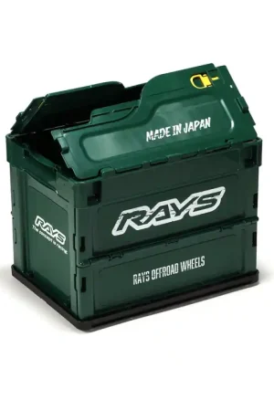 Premium Rays Folding Container Box 23S 20L - Oliver Green