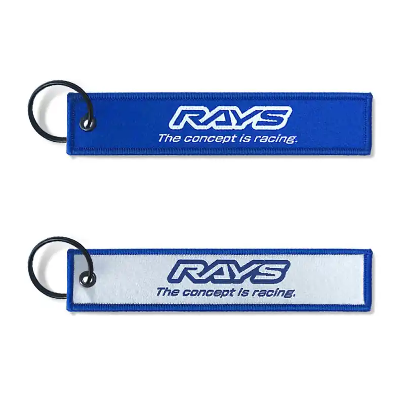 Reduced Price RAYS Official Key Tag 24S 142mm x 29mm Key Ring 30mm
