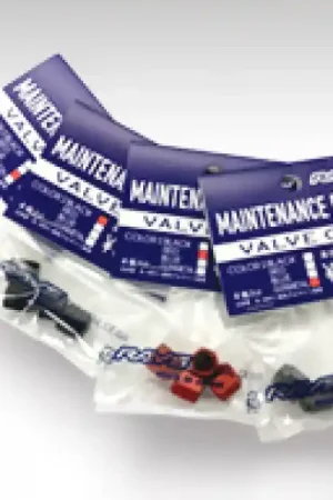 Last Chance Rays Aluminum Air Valve Cap Set - Blue