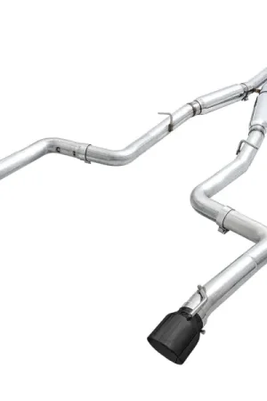 AWE Tuning 2015+ Dodge Charger 6.4L/6.2L Supercharged Track Edition Exhaust - Diamond Black Tips While Supplies Last