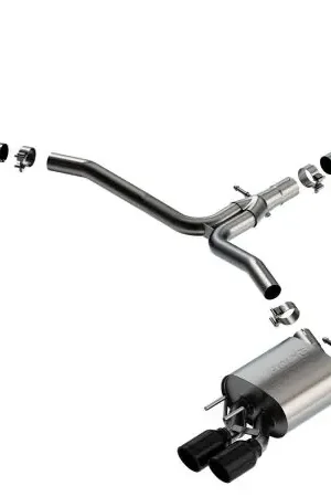 Direct From Factory Borla 18-22 Toyota Camry XSE 2.5L i4 AT/MT FWD / 4DR S-TYPE Cat Back Exhaust (Black Chrome)