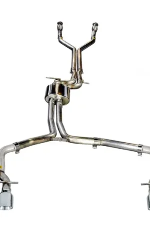 AWE Tuning Audi C7 / C7.5 S6 4.0T Track Edition Exhaust - Chrome Silver Tips Free Delivery