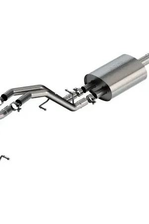 Fresh Stock Borla 21-22 Chevrolet Tahoe 5.3L V8 AT 2/4WD Touring Cat-Back Exhaust (Black Chrome)