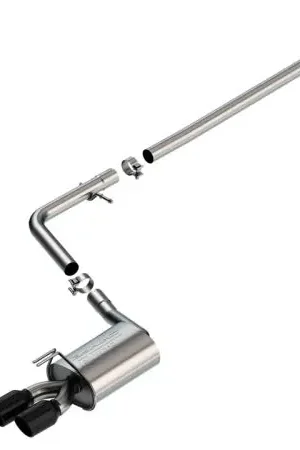 Borla 21-23 Hyundai Sonata SEL Plus/Limited 1.6L L4 (T) FWD S-Type Cat-Back Exhaust - Black Chrome Certified