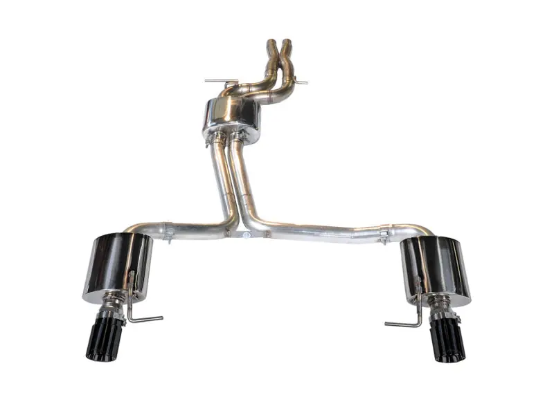 Cheap AWE Tuning Audi C7 A6 3.0T Touring Edition Exhaust - Dual Outlet Diamond Black Tips