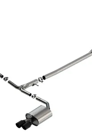 Borla 21-23 Kia K5 GT i4 AT FWD 4DR 2.00in 2.75in S-Type Exhaust - Black Chrome Top Rated