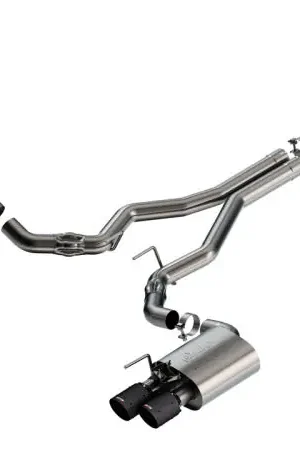 Borla 2024 Ford Mustang GT 5.0L V8 w/ Active Exhaust ATAK Cat-Back Exhaust System - Carbon Fiber Original