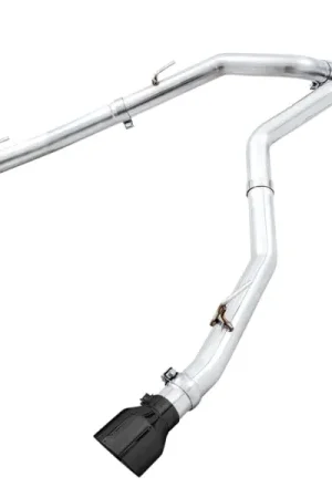 No Minimum Order AWE Tuning 09-18 RAM 1500 5.7L (w/Cutouts) 0FG Dual Rear Exit Cat-Back Exhaust - Diamond Black Tips