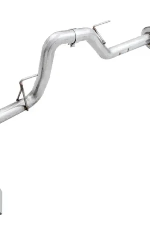 AWE Tuning 2015+ Ford F-150 0FG Single Exit Performance Exhaust System w/4.5in Chrome Silver Tips No Minimum Order