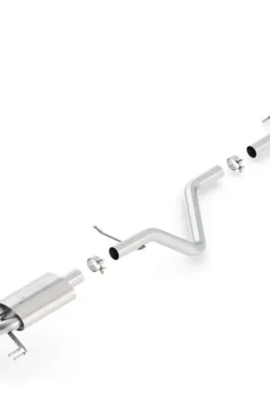 Borla 13-15 Hyundai Veloster Turbo 1.6L AT/MT FWD 2dr Dual Center Rear Exit Cat-Back Exhaust No Minimum Order