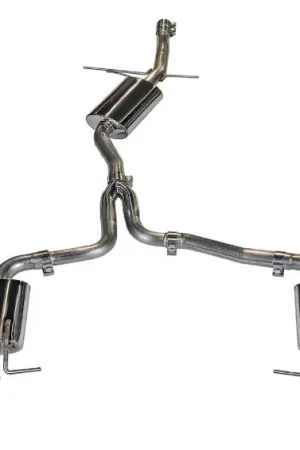 Free Delivery AWE Tuning Audi B8 A4 Touring Edition Exhaust - Dual Outlet Polished Silver Tips