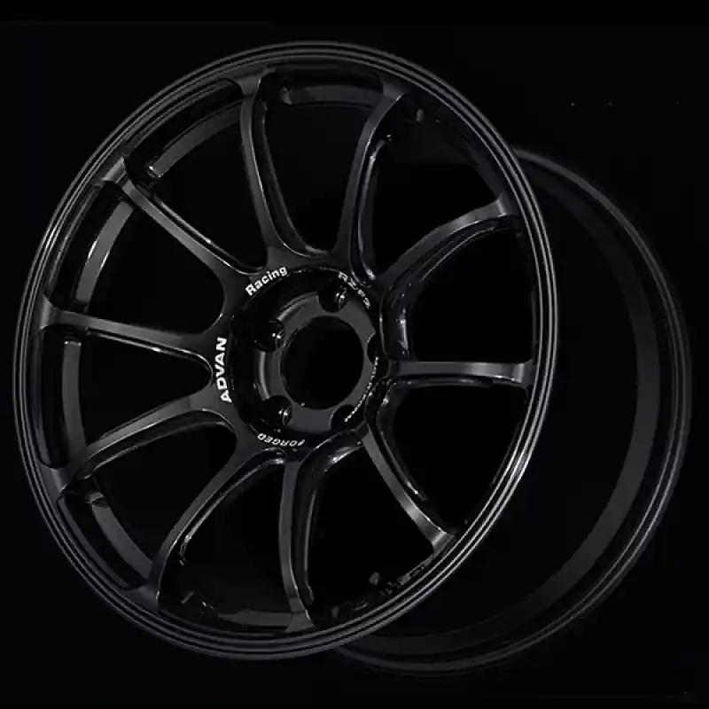 Free Delivery Advan RZ-F2 18x9.5 +12 5-114.3 Racing Titanium Black Wheel