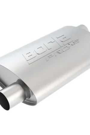 Best Price Borla Pro-XS 2.25in Tubing 14in x 4in x 9.5in Oval Offset/Offset Muffler