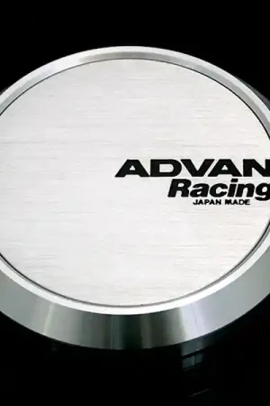 Advan 63mm Flat Centercap - Silver Alumite Free Shipping