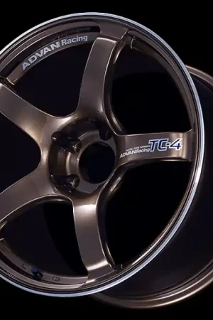 Advan TC4 18x8 +47 5-100 Racing Umber Bronze & Ring Wheel Hassle-Free Returns