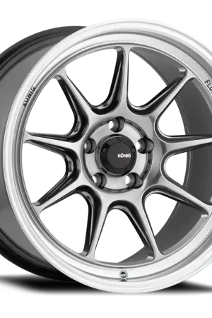 Konig Countergram 18x11B 5x114.3 ET15 Hyper Chrome / Machined Lip Special Discount