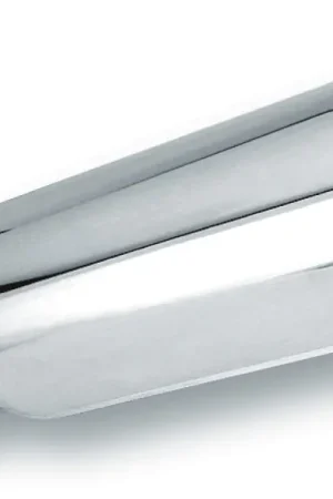 Special Offer Borla 4in Inlet 5in Round Rolled Angle Cut w/ Clamp x 14in Long Exhaust Tip