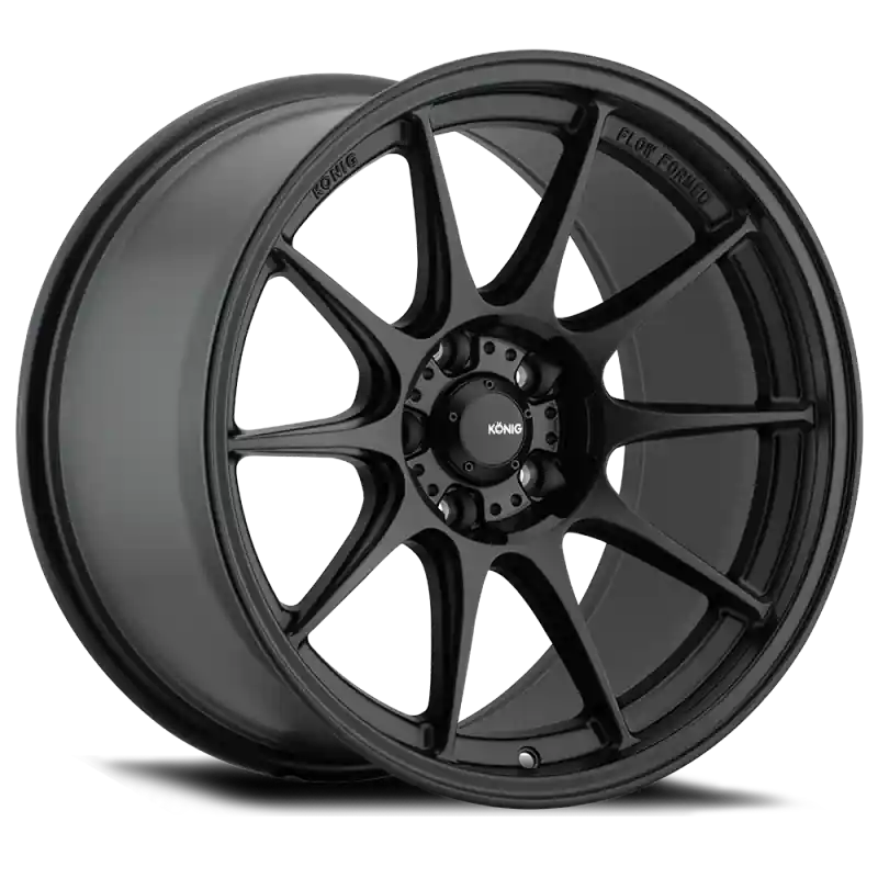 Konig Dekagram 18x10.5B 5x114.3 ET18 Semi-Matte Black Factory Price