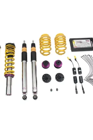 KW Coilover Kit V3 2017+ Audi A4 (B9) Sedan 2wd w/ Electronic Dampers Last Chance