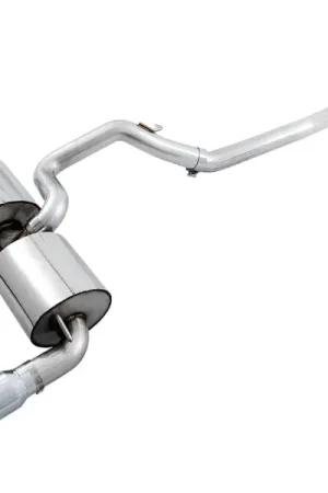 AWE Tuning Ford Focus RS Touring Edition Cat-back Exhaust- Resonated - Chrome Silver Tips New Release