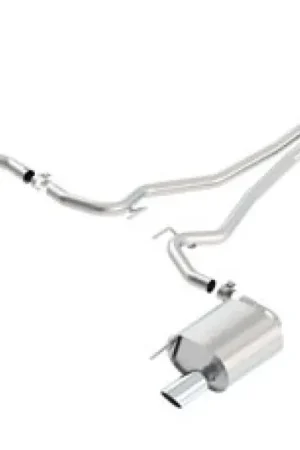Grab Now Borla 15-16 Ford Mustang EcoBoost 2.3L AT/MT EC-Type Cat Back SS Single Round Rolled Tips Exhaust