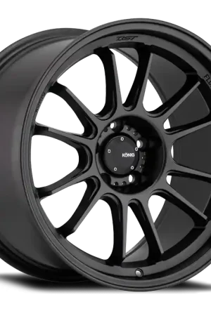 Premium Konig Hypergram 17x8 5x114.3 ET45 Matte Black