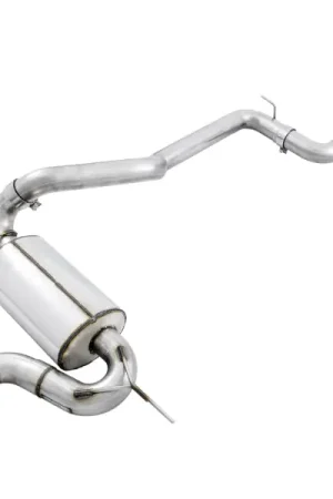 AWE Tuning Ford Focus ST Touring Edition Cat-back Exhaust - Resonated - Diamond Black Tips Last Chance