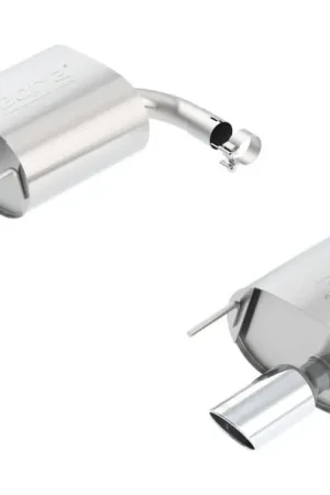 Genuine Borla S Type Rear Section 15-17 Ford Mustang 2.3L EcoBoost MT/AT 2.25in pipe 4in tip