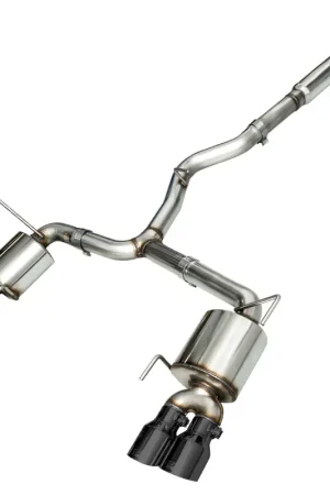 AWE Tuning 2015+ Subaru WRX VA Sedan Touring Edition Exhaust - Diamond Black Tips (102mm) Flash Sale