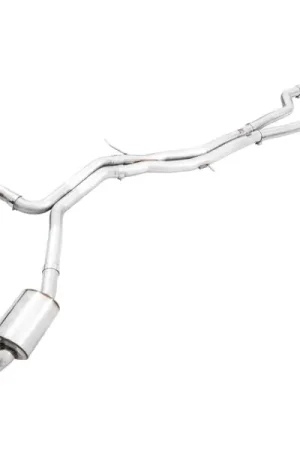 AWE Tuning Audi B9.5 RS 5 Coupe Non-Resonated Touring Edition Exhaust - RS-Style Diamond Black Tips Final Sale