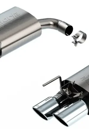 Borla 2024 Ford Mustang GT 5.0L V8 w/ Active Exhaust S-Type Axle-Back Exhaust System Professional Grade