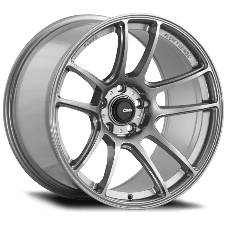 Reduced Price Konig Heliogram 17X9 5X114.3 ET38 Titanium Metallic Knurled Bead Flow Formed