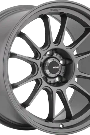Konig Hypergram 18x11 5x120 ET25 Matte Grey Wheel Express Delivery