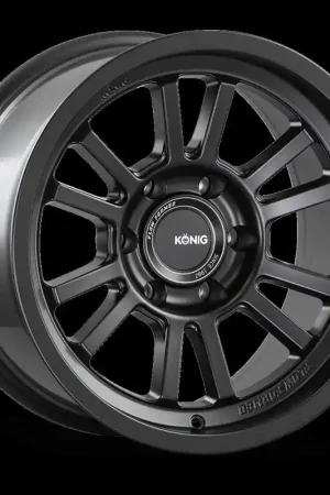 Konig HT1 17X9 5X127 ET-12 Matte Black Today Only