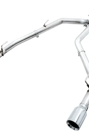 AWE Tuning 09-18 RAM 1500 5.7L (w/o Cutout) 0FG Dual Rear Exit Cat-Back Exhaust - Chrome Silver Tips Premium