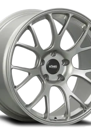 Konig Forged F1M 17X9 4X100 ET45 Ash Silver Knurled Bead Instant Buy