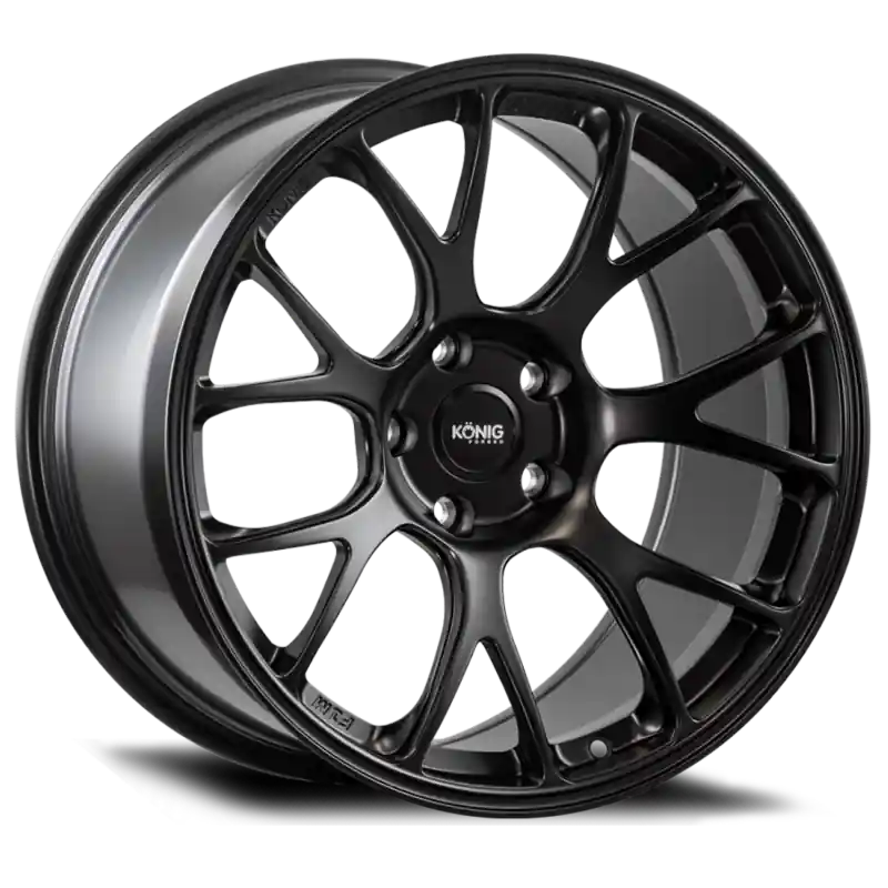 Special Offer Konig Forged F1M 19X11 5X120 ET44 Satin Black Knurled Bead
