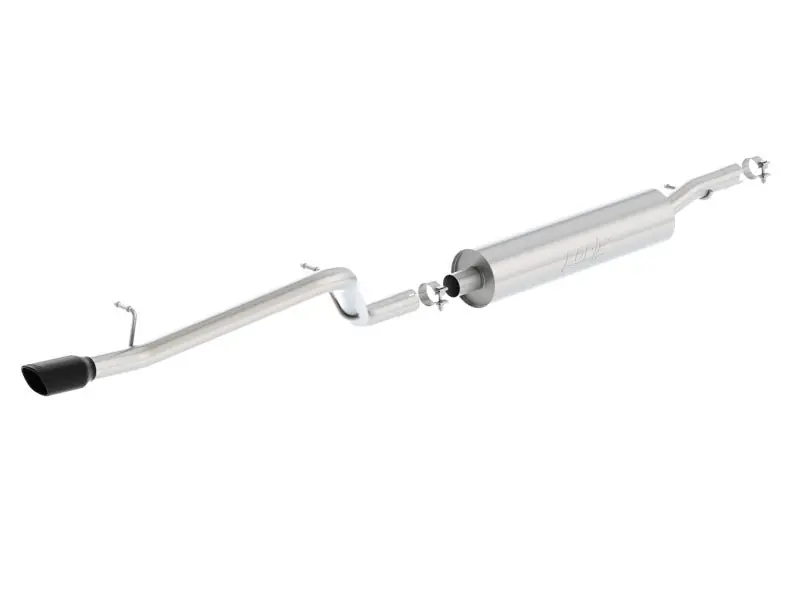 Get Yours Borla 12-16 Jeep Wrangler V6 4WD Dirt Sport Cat-Back 2.5in Single Square Rolled Angle Cut Rear