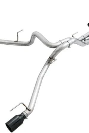 AWE Tuning 2017+ Ford Raptor 0 FG Performance Exhaust System - w/ Diamond Black Tips Mega Sale